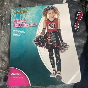 Little girls Zombie Cheerleader Halloween costume